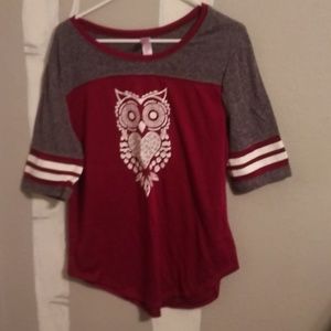 *DONATING March 14th* Owl top